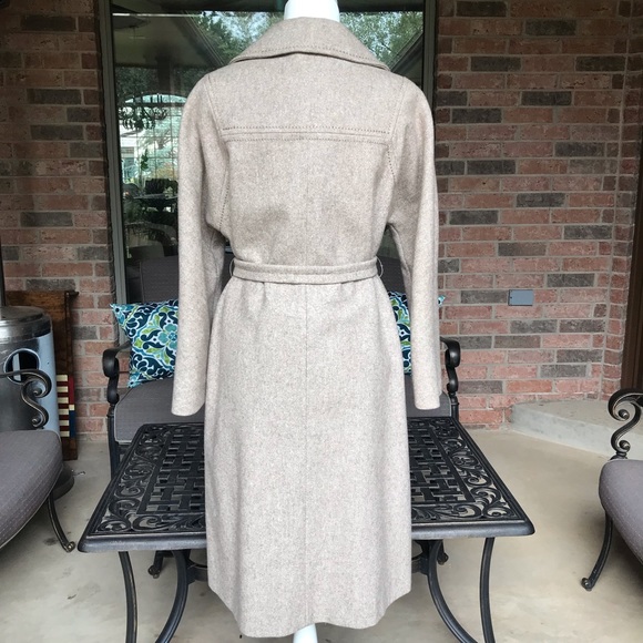 Vintage 60βs 70βs Long Wool Coat - Picture 3 of 8